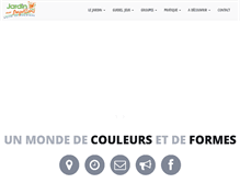 Tablet Screenshot of jardinauxpapillons.com